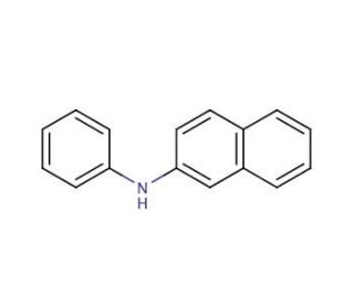 N-Phenyl-2-naphthylamine (CAS 135-88-6) - chemical structure image