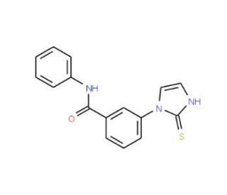 N-phenyl-3-(2-sulfanyl-1H-imidazol-1-yl)benzamide - chemical structure image