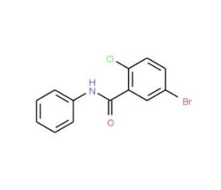 N-Phenyl 5-bromo-2-chlorobenzamide (CAS 420826-50-2) - chemical structure image