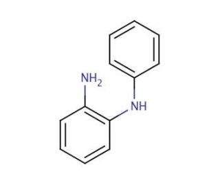 N-Phenyl-o-phenylenediamine (CAS 534-85-0) - chemical structure image