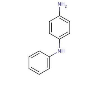 N-Phenyl-p-phenylenediamine (CAS 101-54-2) - chemical structure image