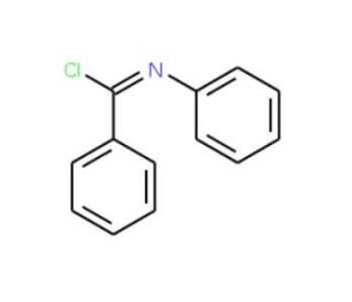 N-Phenylbenzimidoyl chloride (CAS 4903-36-0) - chemical structure image