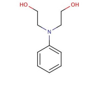 N-Phenyldiethanolamine (CAS 120-07-0) - chemical structure image