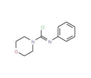 N-phenylmorpholine-4-carboximidoyl chloride (CAS 30543-38-5) - chemical structure image