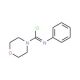 N-phenylmorpholine-4-carboximidoyl chloride (CAS 30543-38-5) - chemical structure image