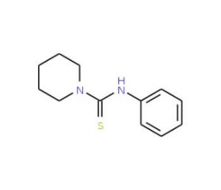 N-phenylpiperidine-1-carbothioamide (CAS 2762-59-6) - chemical structure image