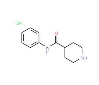 N-phenylpiperidine-4-carboxamide hydrochloride (CAS 73415-85-7) - chemical structure image