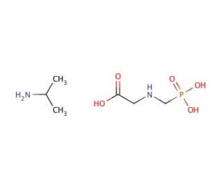 N-(Phosphonomethyl)glycine, monoisopropylamine salt solution (CAS 38641-94-0) - chemical structure image