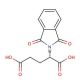 N-Phthaloyl-L-glutamic acid (CAS 340-90-9) - chemical structure image