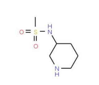 N-piperidin-3-ylmethanesulfonamide - chemical structure image
