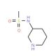 N-piperidin-3-ylmethanesulfonamide - chemical structure image