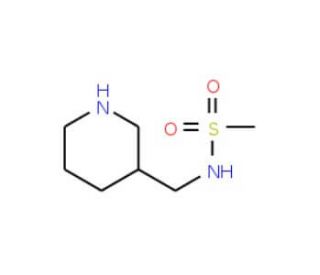 N-(piperidin-3-ylmethyl)methanesulfonamide - chemical structure image