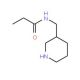 N-Piperidin-3-ylmethyl-propionamide (CAS 886507-05-7) - chemical structure image
