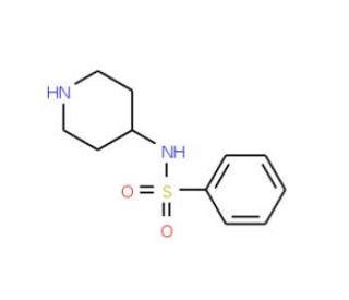 N-Piperidin-4-ylbenzenesulfonamide (CAS 203663-15-4) - chemical structure image