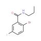 N-Propyl 2-bromo-5-fluorobenzamide (CAS 951884-10-9) - chemical structure image
