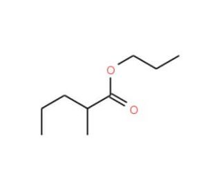 n-Propyl 2-methylvalerate (CAS 6639-14-1) - chemical structure image