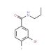 N-Propyl 3-bromo-4-fluorobenzamide (CAS 1065074-04-5) - chemical structure image