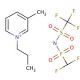 N-propyl-3-methylpyridinium bis-(trifluoromethylsulfonyl)imide (CAS 817575-06-7) - chemical structure image