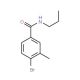 N-Propyl 4-bromo-3-methylbenzamide (CAS 1020252-79-2) - chemical structure image