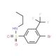 N-Propyl 4-Bromo-3-trifluoromethylbenzenesulfonamide (CAS 1020253-00-2) - chemical structure image
