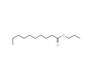 n-Propyl decanoate (CAS 30673-60-0) - chemical structure image