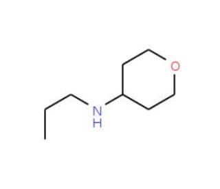N-Propyl-tetrahydro-2H-pyran-4-amine (CAS 192811-37-3) - chemical structure image