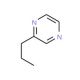 n-Propylpyrazine (CAS 18138-03-9) - chemical structure image