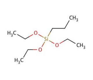 n-Propyltriethoxysilane (CAS 2550-02-9) - chemical structure image