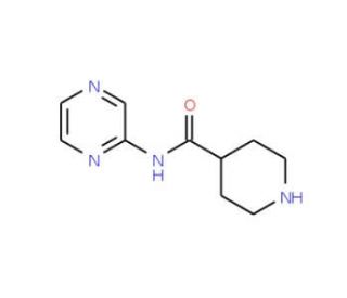 N-(pyrazin-2-yl)piperidine-4-carboxamide - chemical structure image