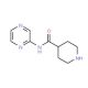 N-(pyrazin-2-yl)piperidine-4-carboxamide - chemical structure image