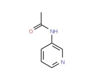 N-pyridin-3-ylacetamide (CAS 5867-45-8) - chemical structure image