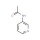 N-pyridin-3-ylacetamide (CAS 5867-45-8) - chemical structure image