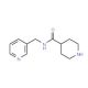 N-(pyridin-3-ylmethyl)piperidine-4-carboxamide - chemical structure image