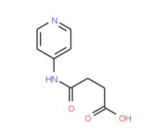 N-Pyridin-4-yl-succinamic acid (CAS 25604-13-1) - chemical structure image