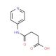 N-Pyridin-4-yl-succinamic acid (CAS 25604-13-1) - chemical structure image