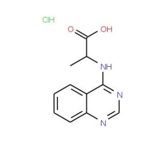 N-Quinazolin-4-ylalanine hydrochloride - chemical structure image
