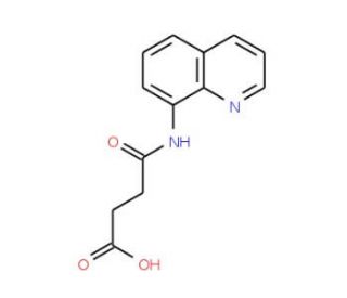 N-Quinolin-8-yl-succinamic acid - chemical structure image