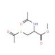N,S-Diacetyl-L-cysteine methyl ester (CAS 19547-88-7) - chemical structure image