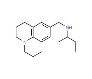 N-(sec-Butyl)-N-[(1-propyl-1,2,3,4-tetrahydroquinolin-6-yl)methyl]amine - chemical structure image