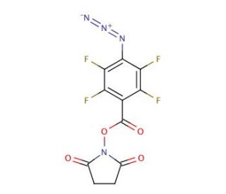 N-Succinimidyl 4-Azido-2,3,5,6-tetrafluorobenzoate (CAS 126695-58-7) - chemical structure image