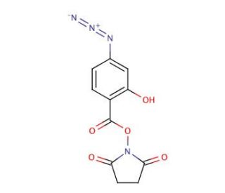 N-Succinimidyl 4-Azidosalicylate (CAS 96602-46-9) - chemical structure image