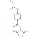 N-Succinimidyl (4-Iodoacetyl)-aminobenzoate (CAS 72252-96-1) - chemical structure image