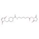 N-Succinimidyl 6-[[4-(Maleimidomethyl)cyclohexyl]carboxamido] Caproate (CAS 125559-00-4) - chemical structure image