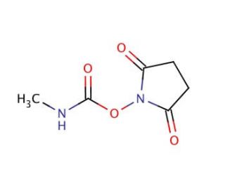 N-Succinimidyl N-methylcarbamate (CAS 18342-66-0) - chemical structure image