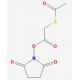 N-Succinimidyl-S-acetylthioacetate (CAS 76931-93-6) - chemical structure image