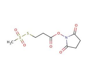 N-Succinimidyloxycarbonylethyl Methanethiosulfonate (CAS 385399-11-1) - chemical structure image