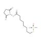 N-Succinimidyloxycarbonylheptyl Methanethiosulfonate (CAS 887407-50-3) - chemical structure image
