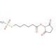 N-Succinimidyloxycarbonylpentyl Methanethiosulfonate (CAS 76078-81-4) - chemical structure image