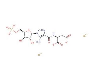 N-Succinyl-5-aminoimidazole-4-carboxamide Ribose 5&prime;-Phosphate (CAS 3031-95-6) - chemical structure image