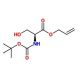 N-t-Boc-L-serine Allyl Ester (CAS 143966-57-8) - chemical structure image
